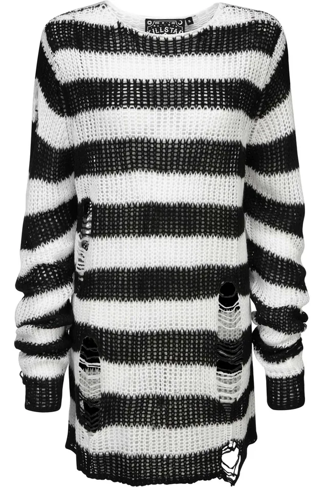 Killstar Knitwear Men Emo Knit Sweater