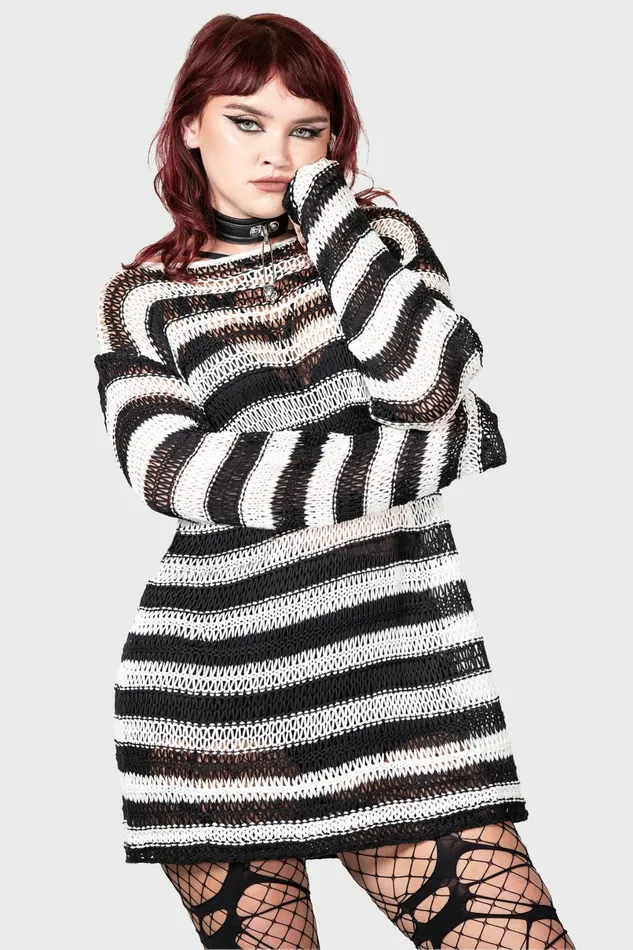Killstar Knitwear Men Grunge Sweater
