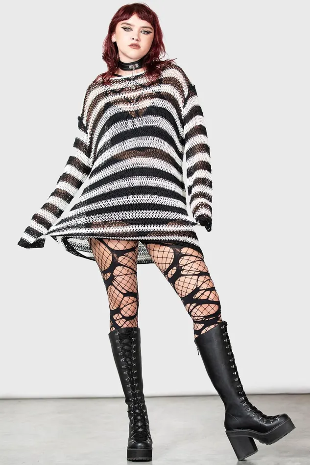 Killstar Knitwear Men Grunge Sweater