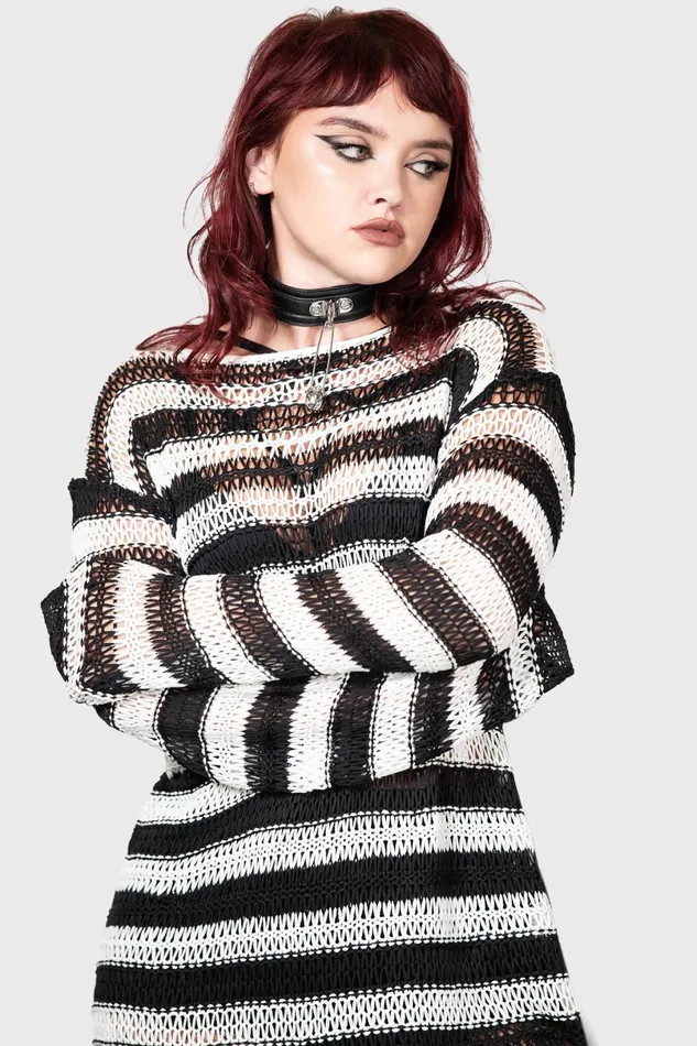 Killstar Knitwear Men Grunge Sweater