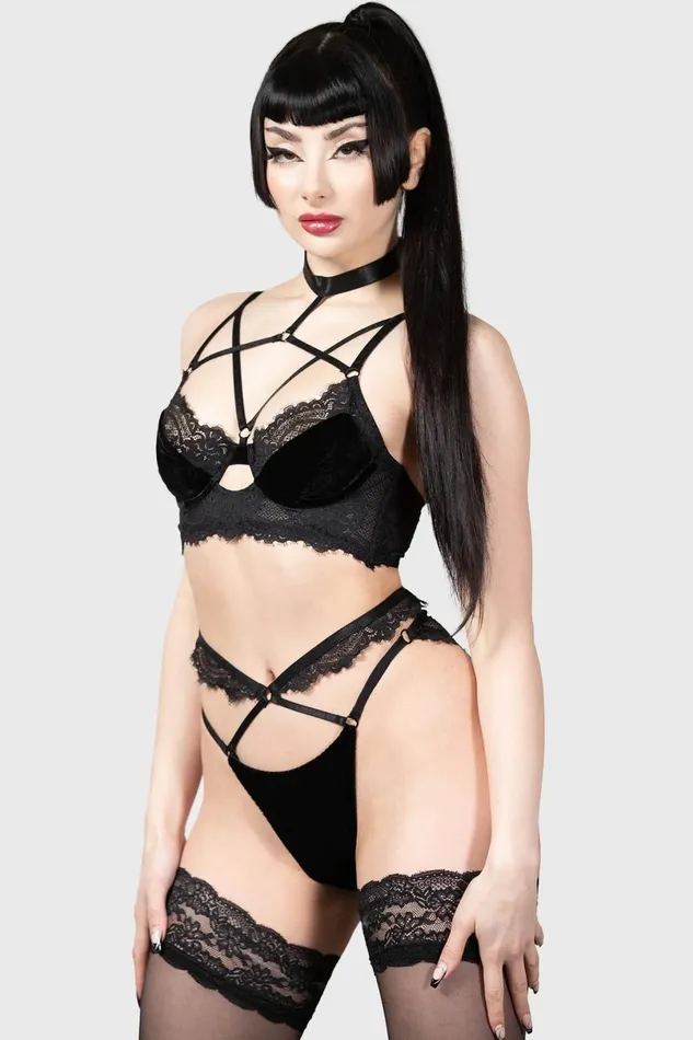 Killstar Lingerie Women Affinity Bondage Bra