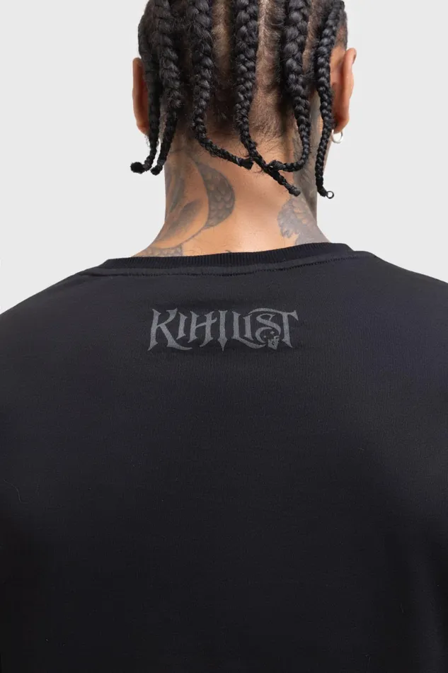 Killstar Long Sleeves Men Lunar Crescent Long Sleeve Top