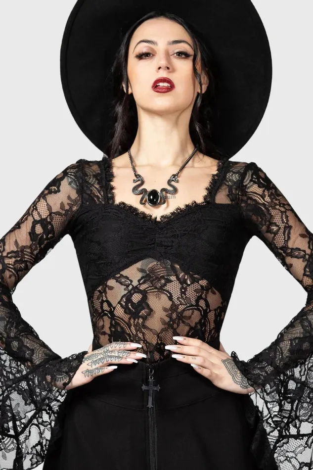 Killstar Long Sleeves Women Dolor Top