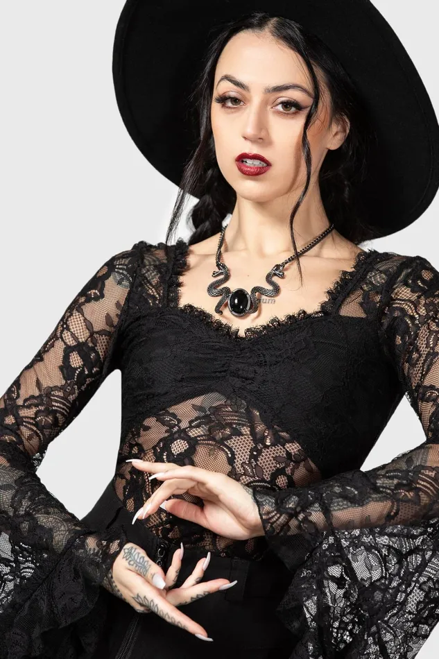 Killstar Long Sleeves Women Dolor Top