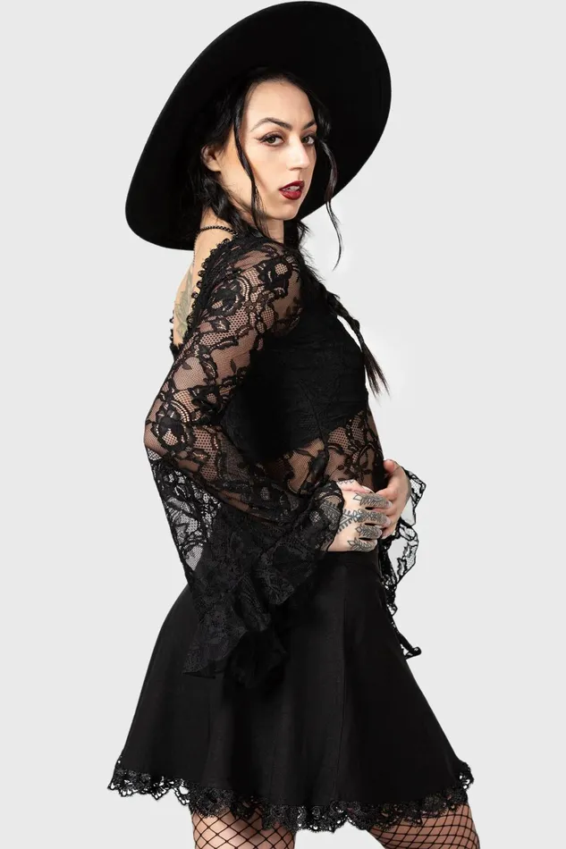 Killstar Long Sleeves Women Dolor Top