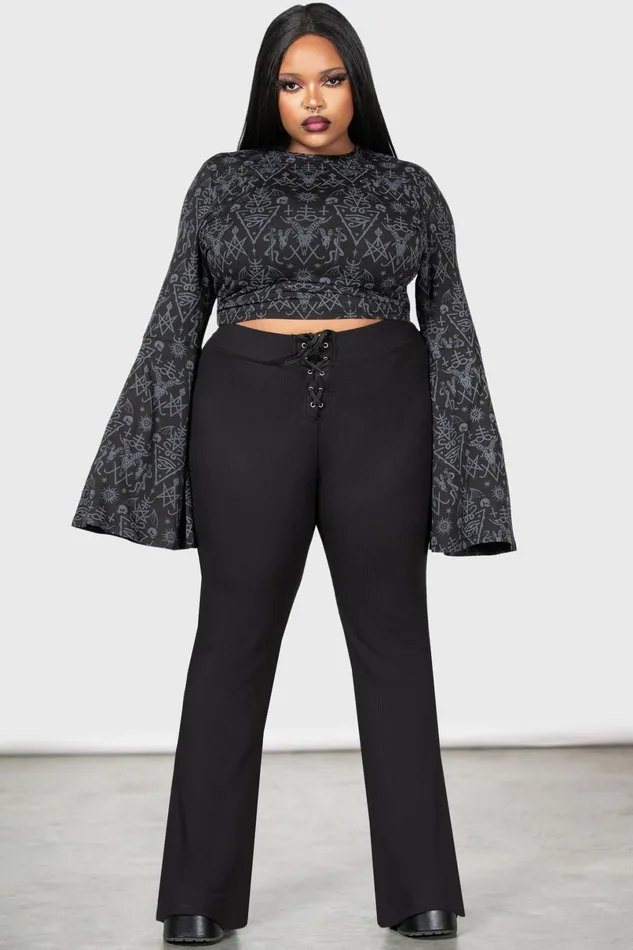Killstar Long Sleeves Women Nightmagick Top