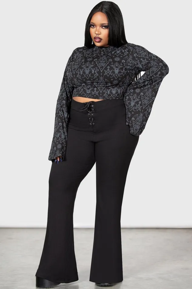 Killstar Long Sleeves Women Nightmagick Top