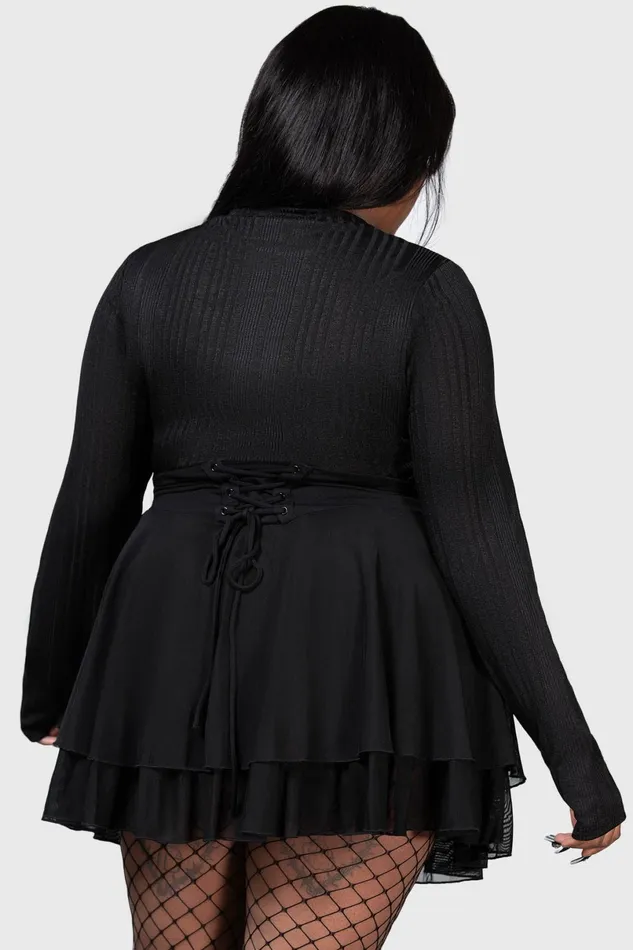Killstar Long Sleeves Women Raven039s Call Long Sleeve Top
