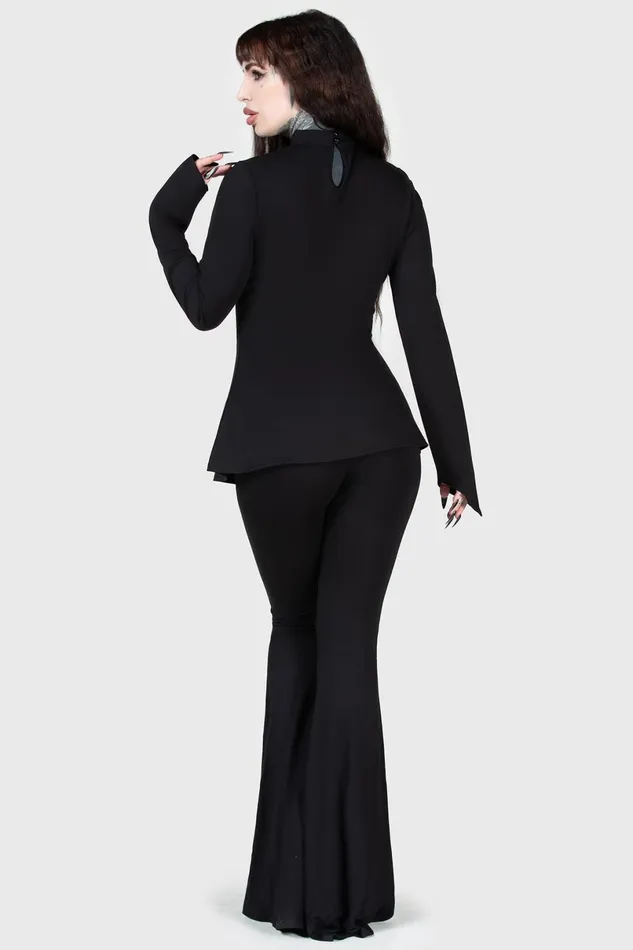 Killstar Long Sleeves Women Underneath The Altar Top
