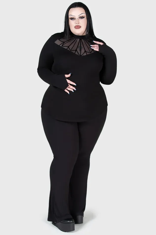 Killstar Long Sleeves Women Underneath The Altar Top