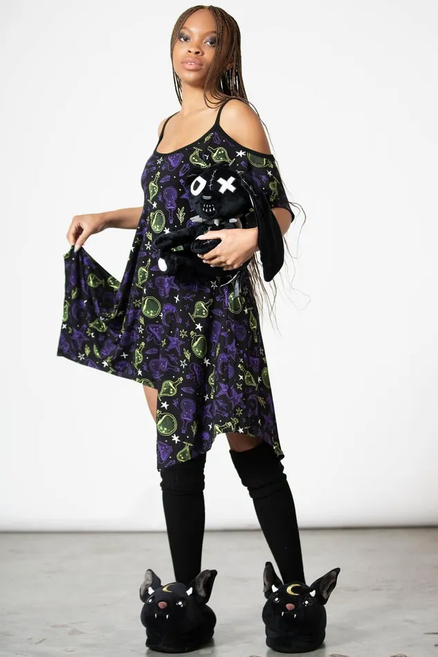 Killstar Loungewear Women Magic Slumber Lounge Dress