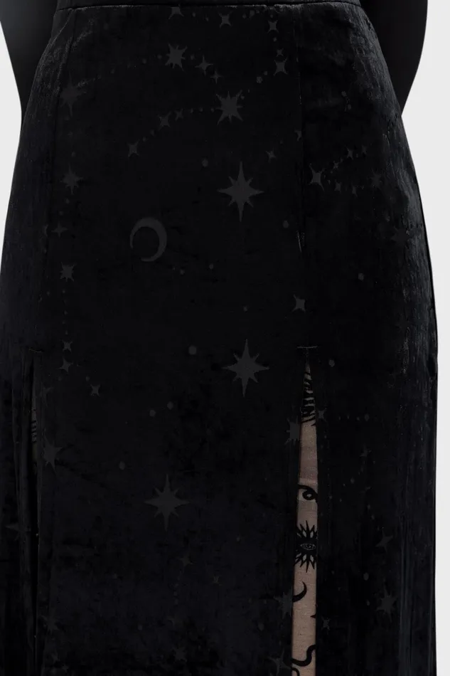 Killstar Maxi Skirts Women Coma Star Maxi Skirt