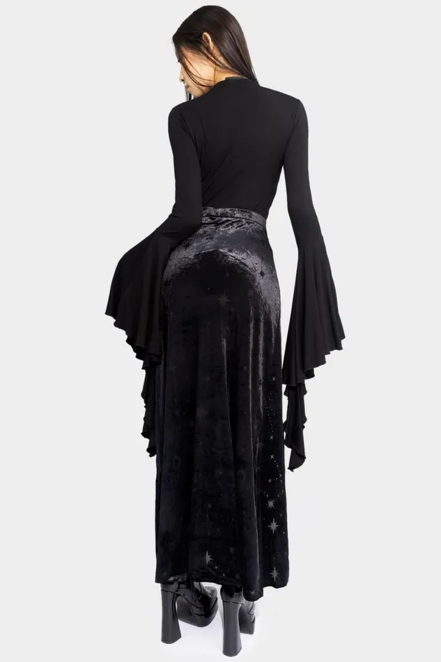 Killstar Maxi Skirts Women Coma Star Maxi Skirt