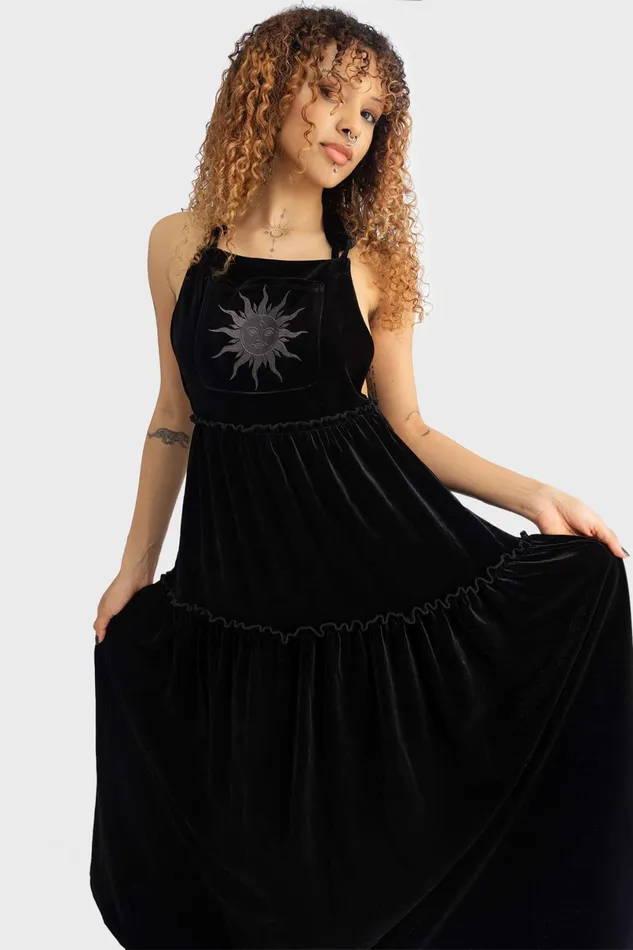 Killstar Maxi Women Ascended Maxi Pinafore Dress