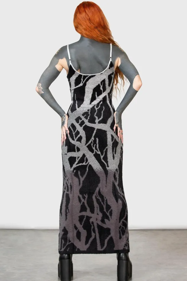 Killstar Maxi Women Forest Knit Dress