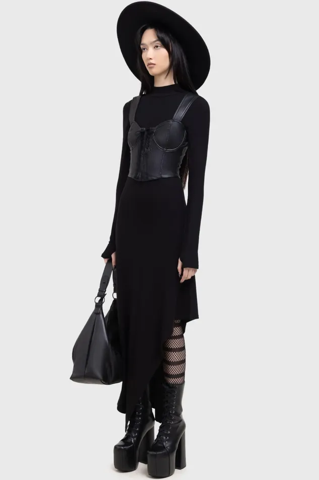 Killstar Midi Women Dark Presence Dress
