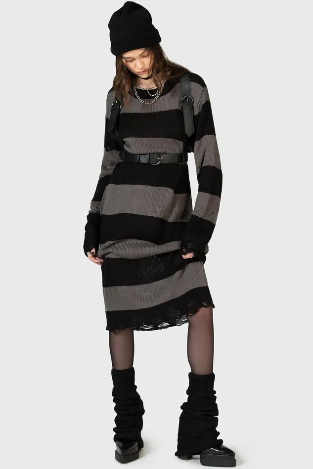 Killstar Midi Women Within Souls Sweater Dress