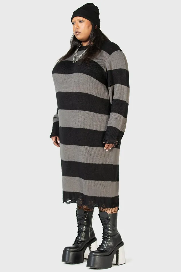 Killstar Midi Women Within Souls Sweater Dress