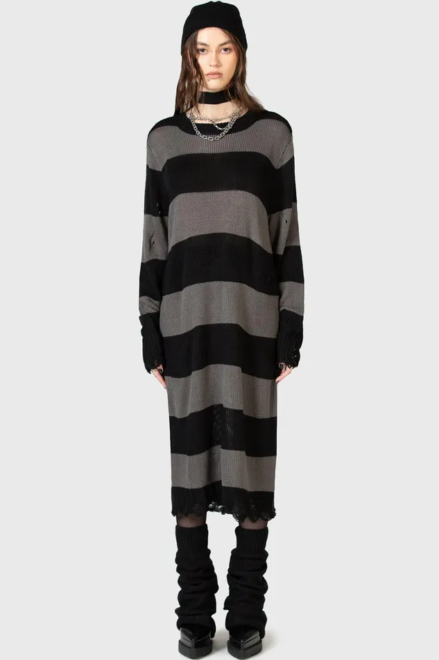 Killstar Midi Women Within Souls Sweater Dress