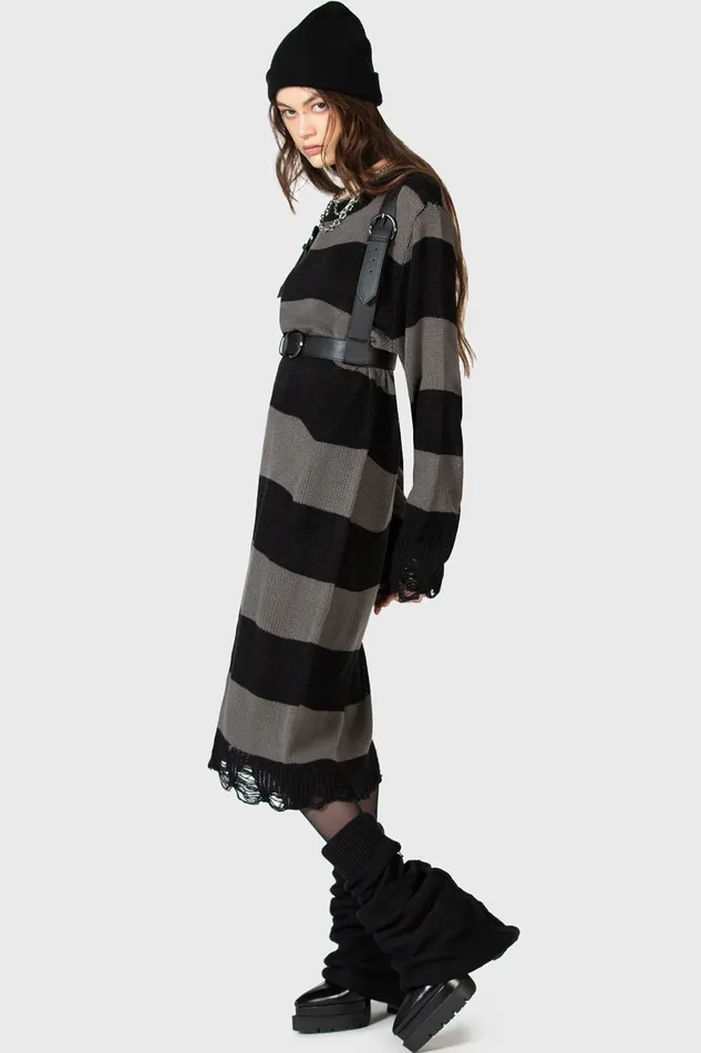 Killstar Midi Women Within Souls Sweater Dress