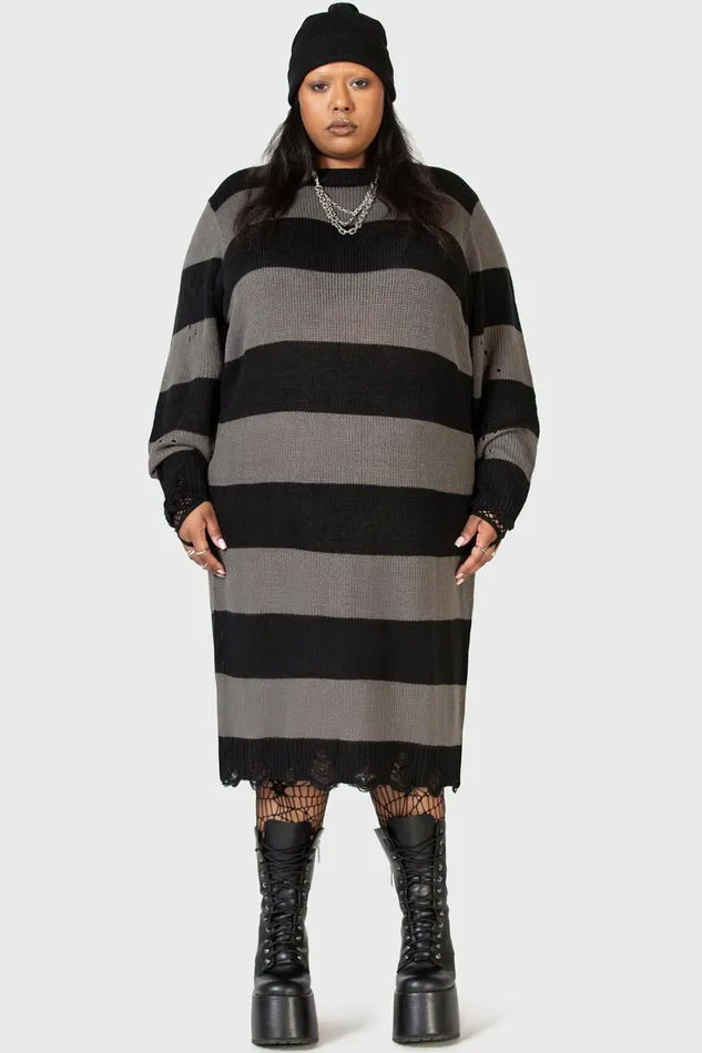 Killstar Midi Women Within Souls Sweater Dress