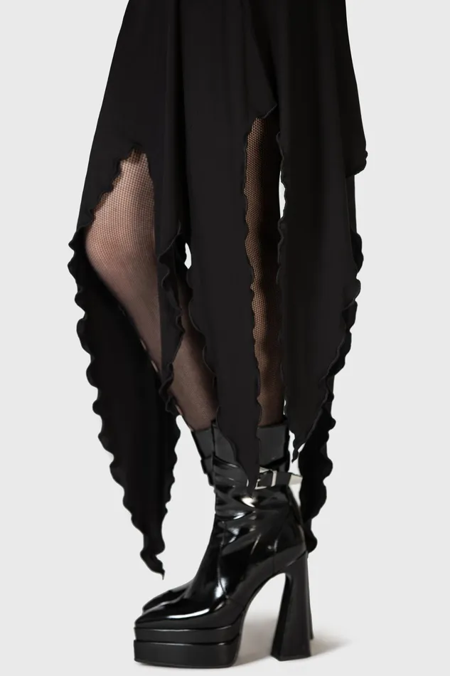 Killstar Mini Skirts Women Creeping Willow Midi Skirt