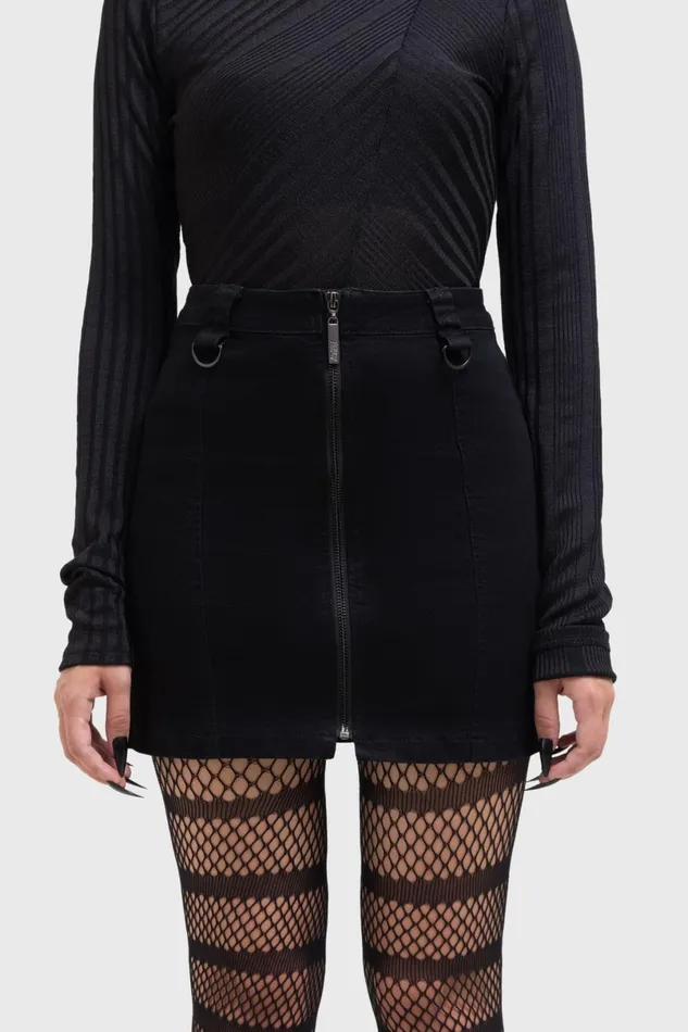Killstar Mini Skirts Women Lyra Bodycon Skirt