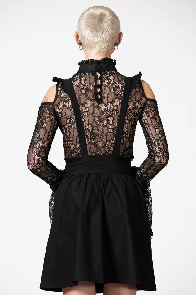 Killstar Mini Skirts Women Yuna Suspender Skirt