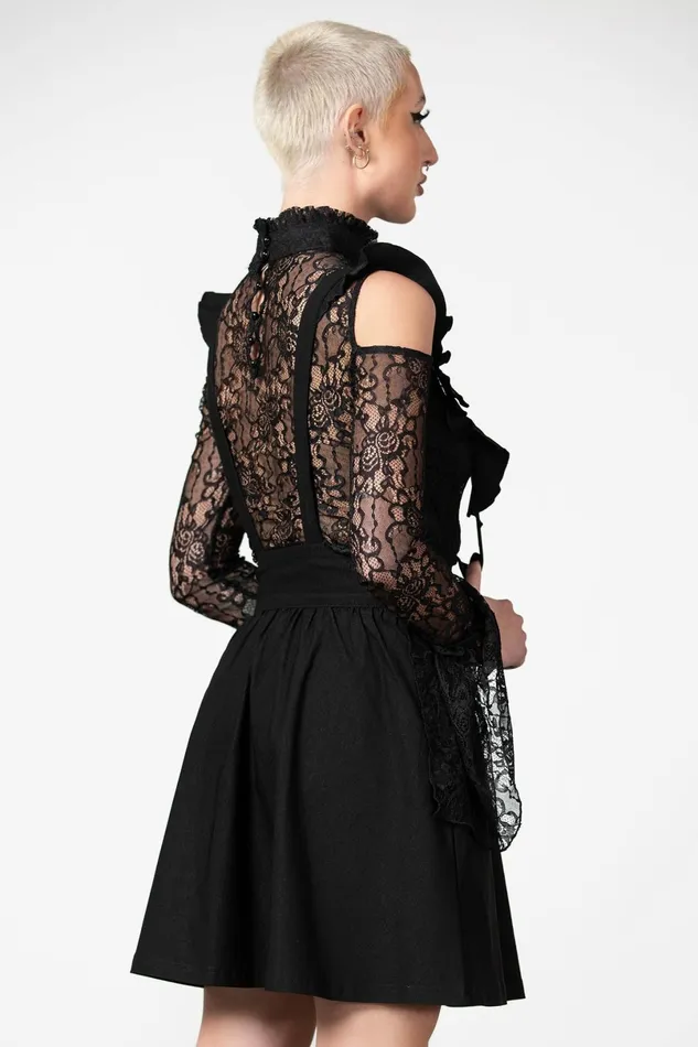 Killstar Mini Skirts Women Yuna Suspender Skirt
