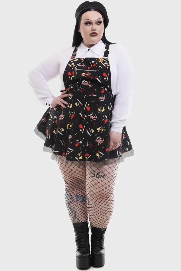 Killstar Mini Women It039s Time To Play Pinafore Dress