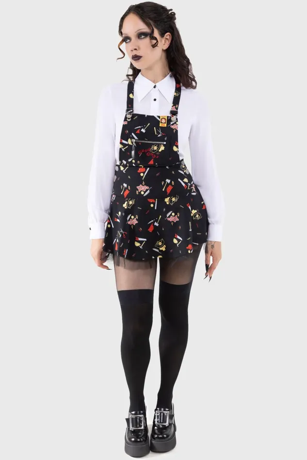 Killstar Mini Women It039s Time To Play Pinafore Dress