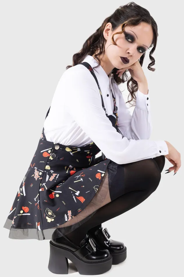 Killstar Mini Women It039s Time To Play Pinafore Dress