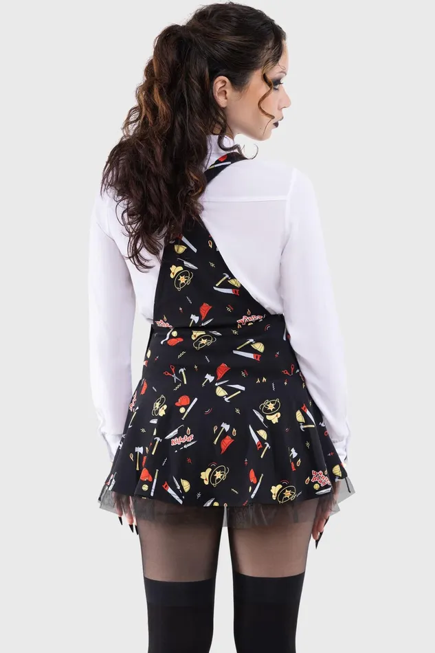 Killstar Mini Women It039s Time To Play Pinafore Dress