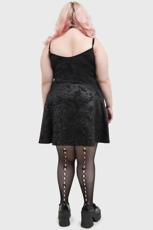 Killstar Party Women Magica Skater Dress BLACK LILY