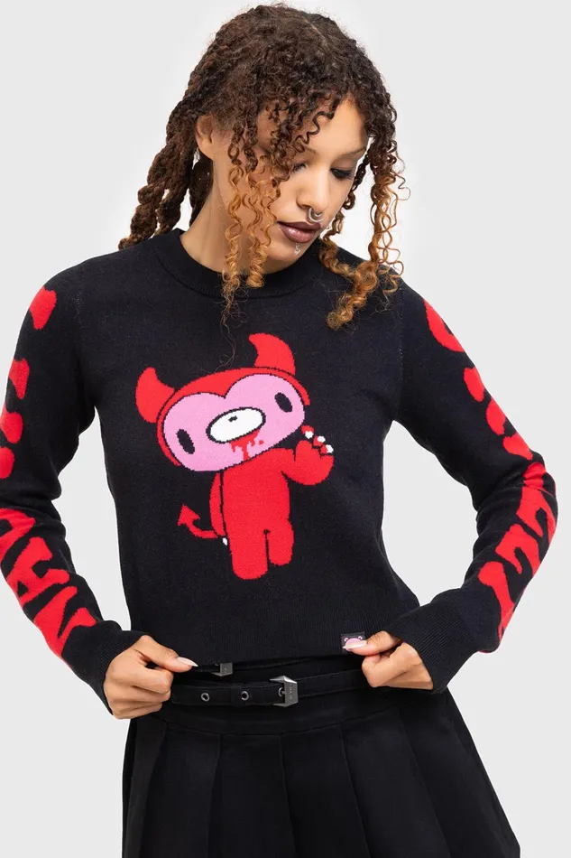 Killstar Sweaters Women Naughty Grizzly Knit Sweater