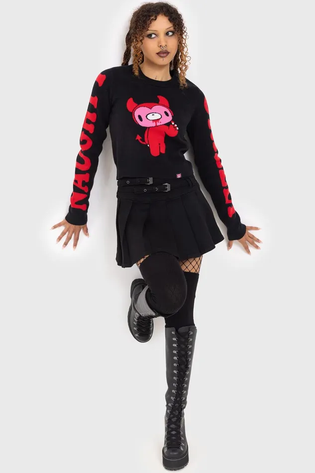 Killstar Sweaters Women Naughty Grizzly Knit Sweater