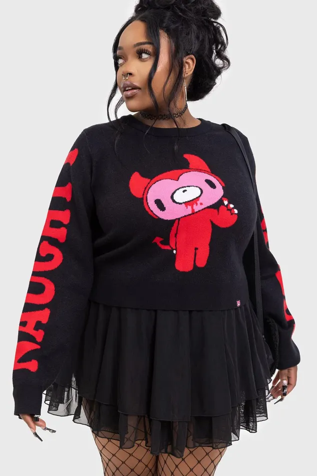 Killstar Sweaters Women Naughty Grizzly Knit Sweater