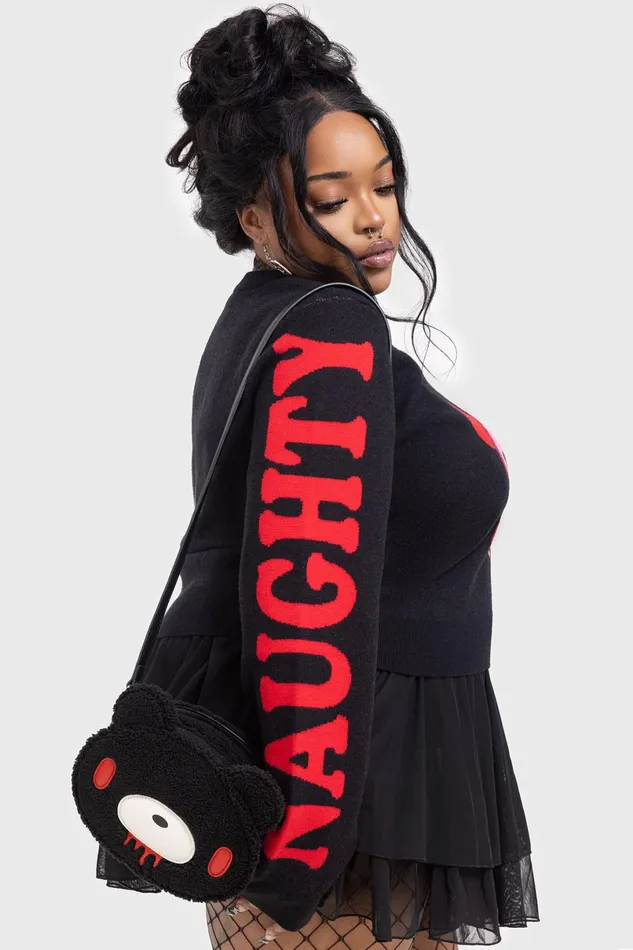Killstar Sweaters Women Naughty Grizzly Knit Sweater