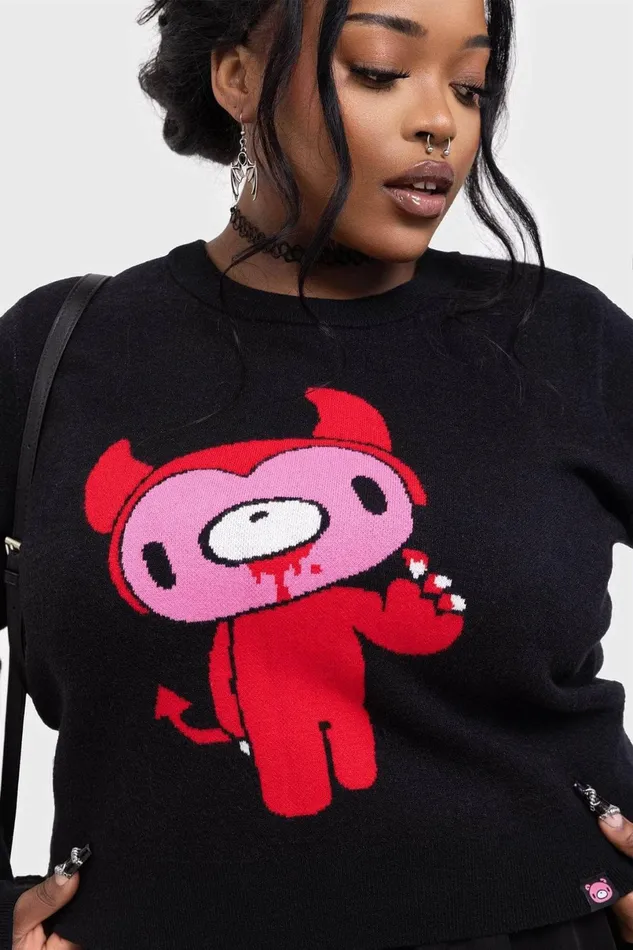 Killstar Sweaters Women Naughty Grizzly Knit Sweater