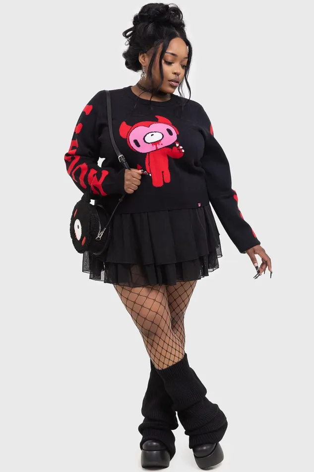 Killstar Sweaters Women Naughty Grizzly Knit Sweater