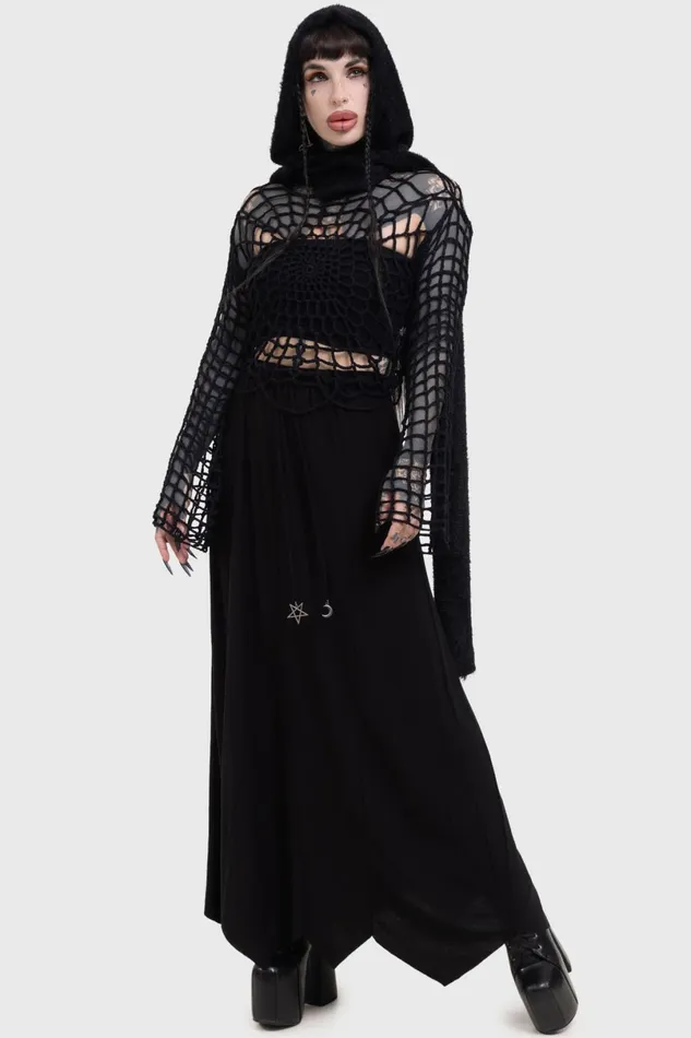 Killstar Sweaters Women Night Trap Sweater