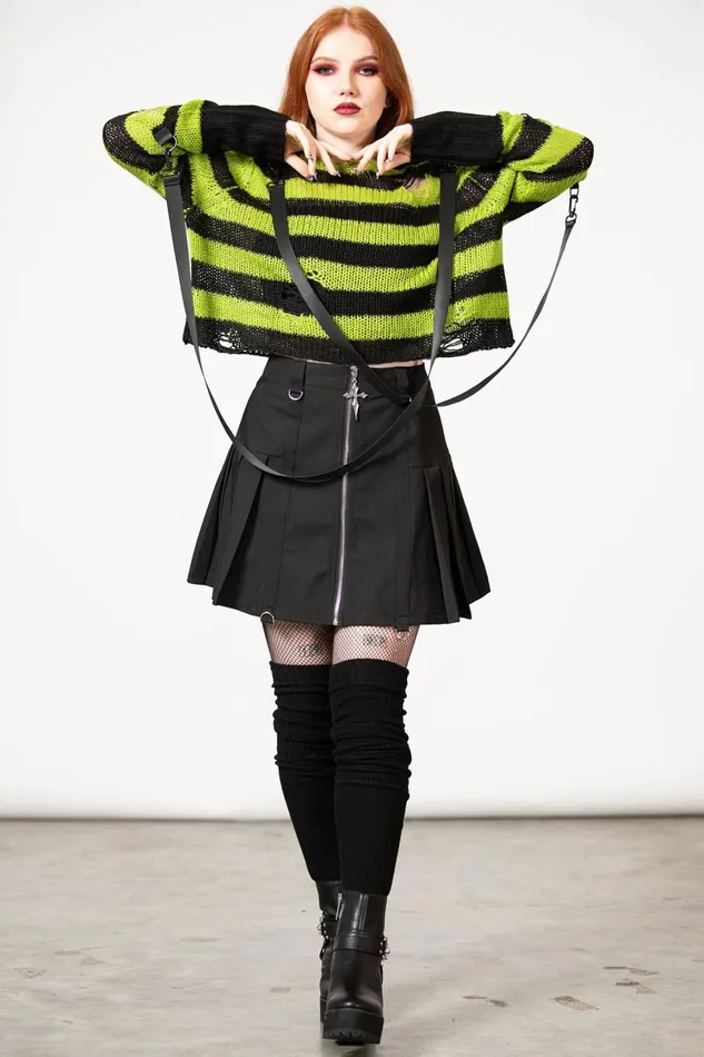 Killstar Sweaters Women Slugs N039 Snails Knit Sweater