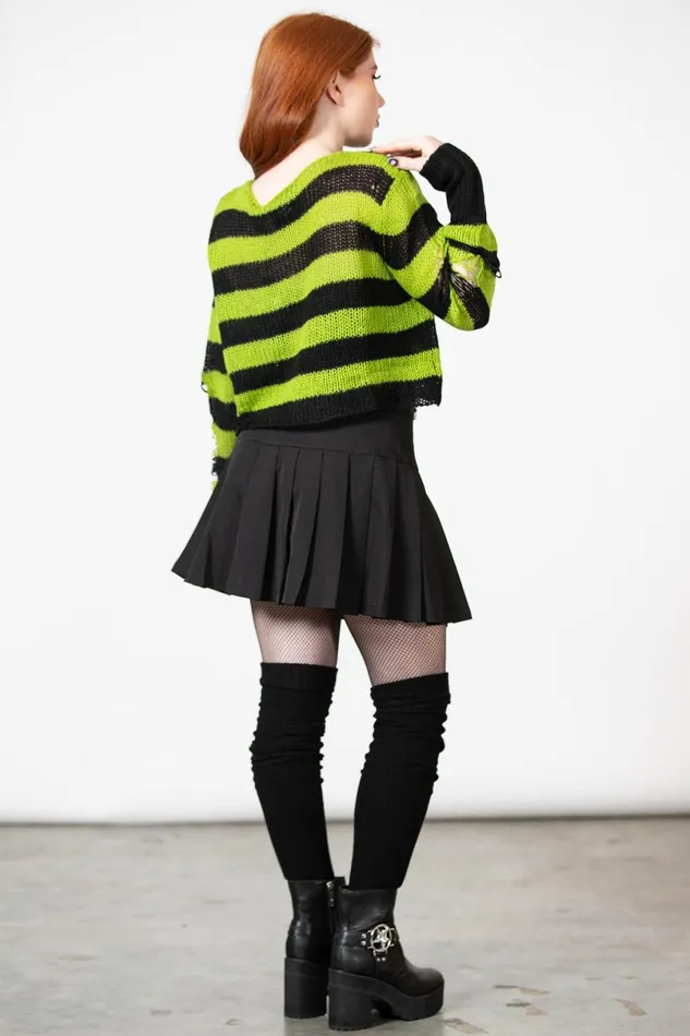 Killstar Sweaters Women Slugs N039 Snails Knit Sweater