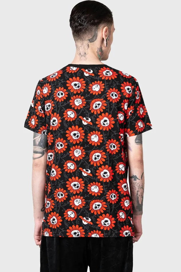 Killstar TShirts and Vests Men Gloom Garden TShirt