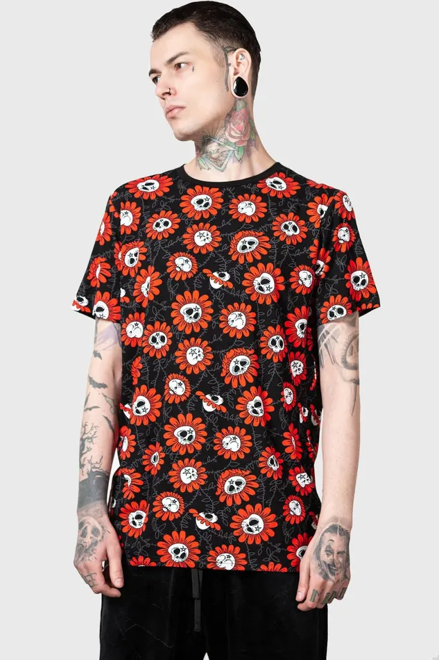 Killstar TShirts and Vests Men Gloom Garden TShirt