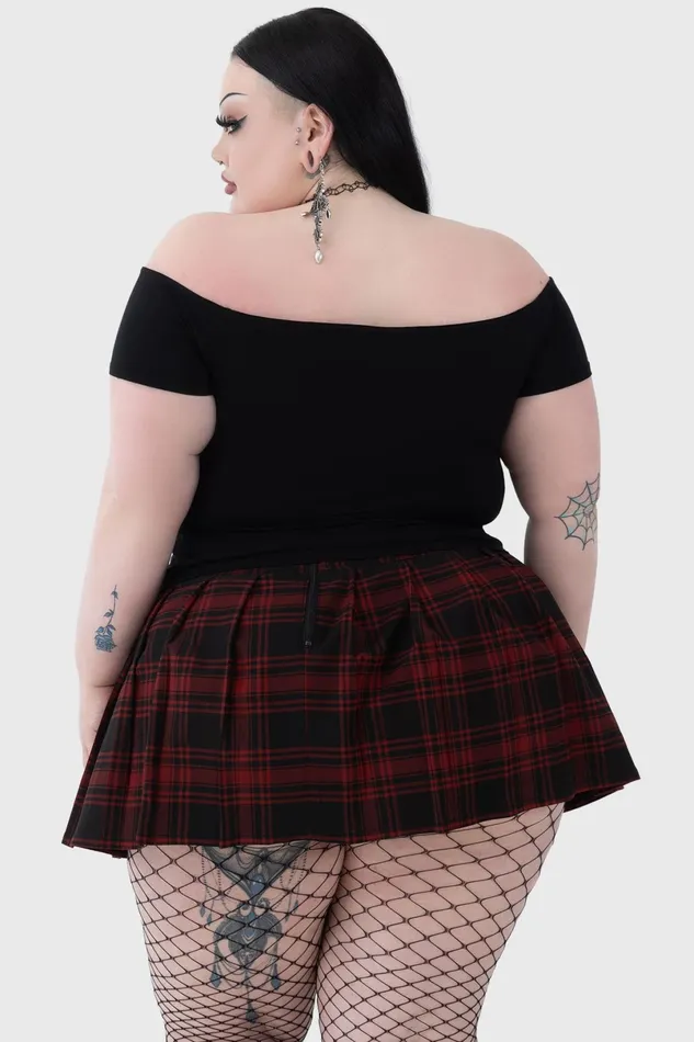 Killstar TShirts and Vests Women Til Death Do Us Part Bardot Top