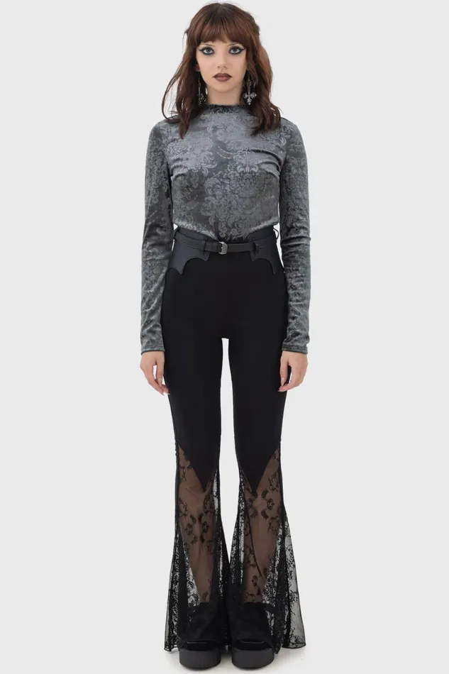 Killstar Trousers and Jeans Women Shadowend Flares