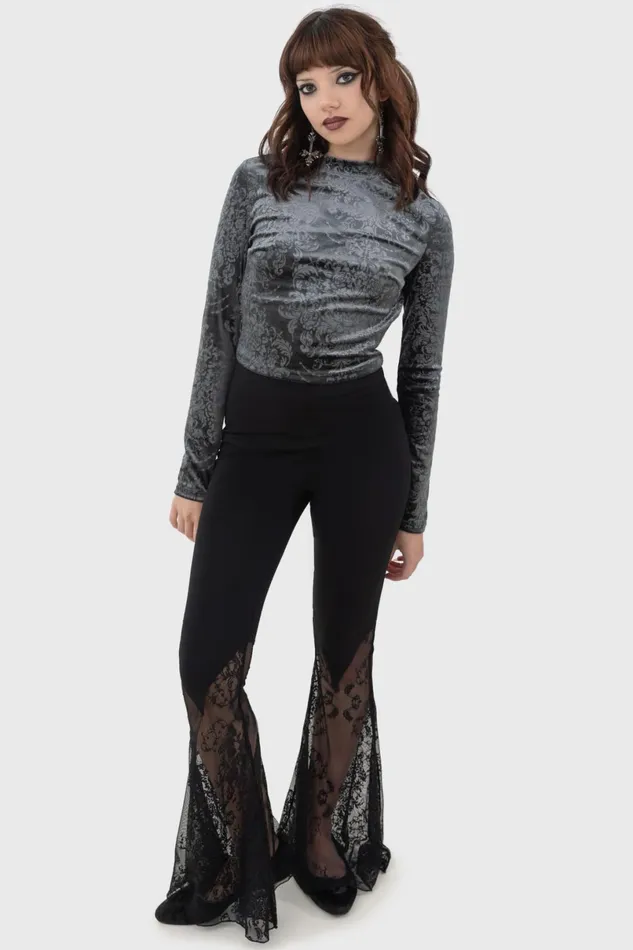 Killstar Trousers and Jeans Women Shadowend Flares