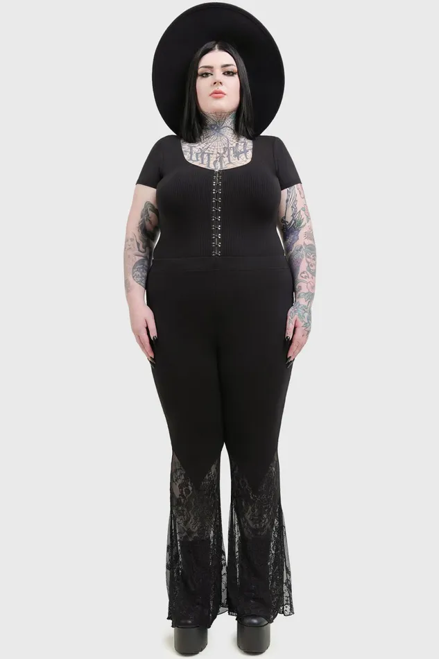 Killstar Trousers and Jeans Women Shadowend Flares