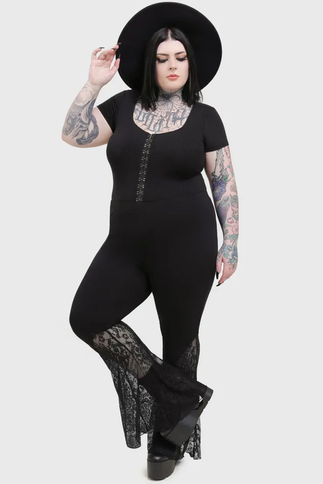 Killstar Trousers and Jeans Women Shadowend Flares